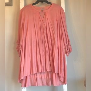 Pink long sleeve tunic